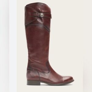 Frye Molly Button Tall Women's 7.5 Redwood Color Boots